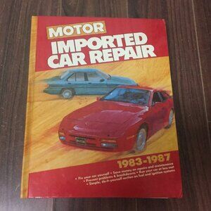 Motor Imported Car Repair 1987 Manual 1983 To 1987
